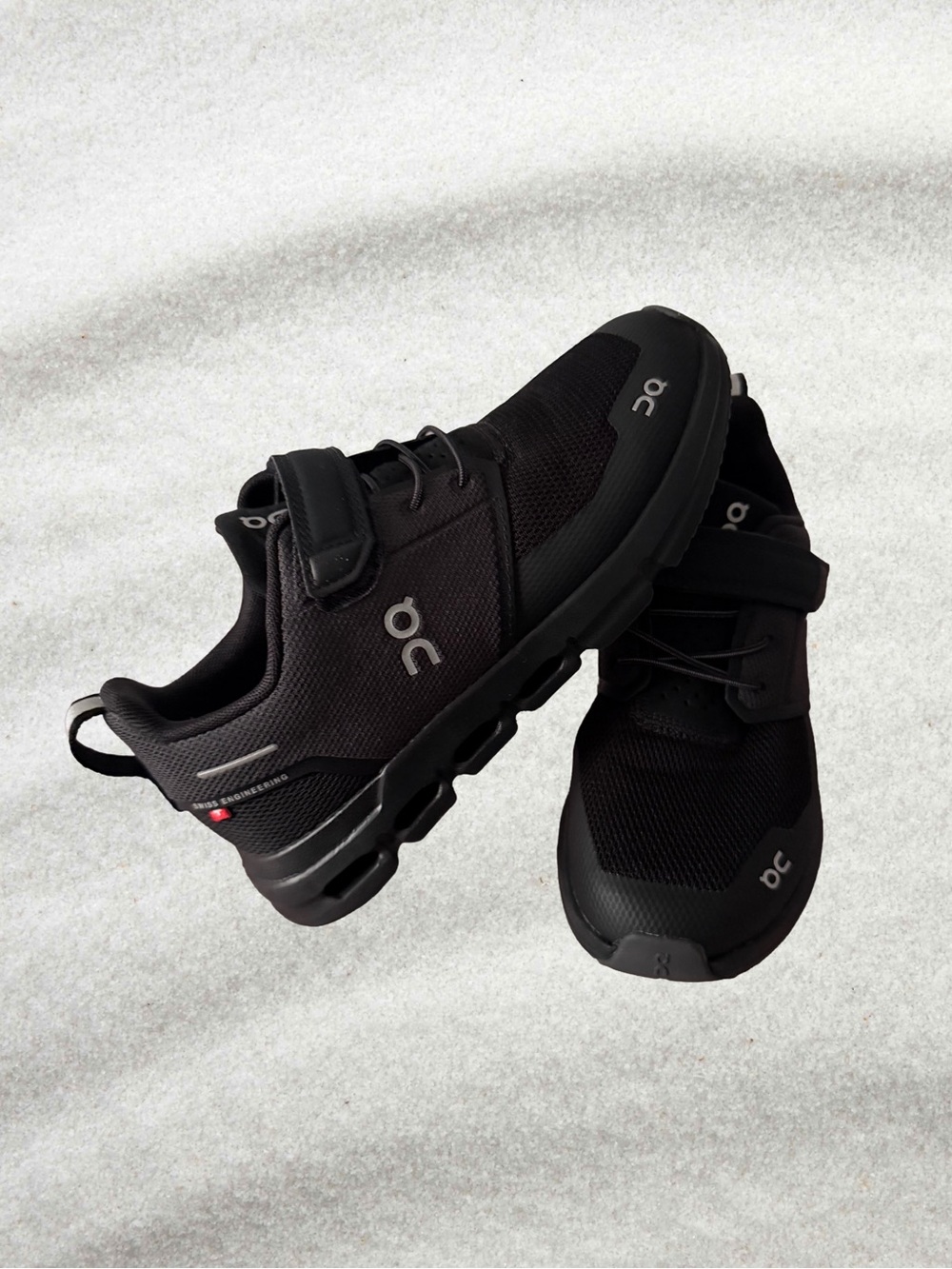 On Kids' Boys Cloud Cloudswift Play Shoes Black Size 2